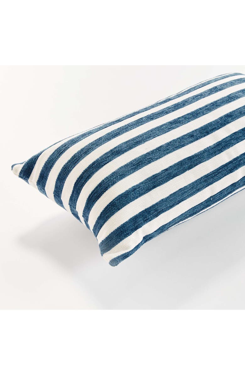 Napa Home & Garden Gideon Lumbar Indoor-Outdoor Pillow, Alternate, color, Blue