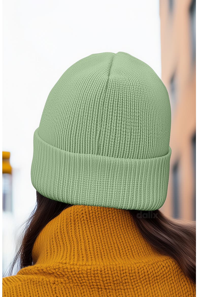 Lil Heart Beanie Cap, Alternate, color, Light Green