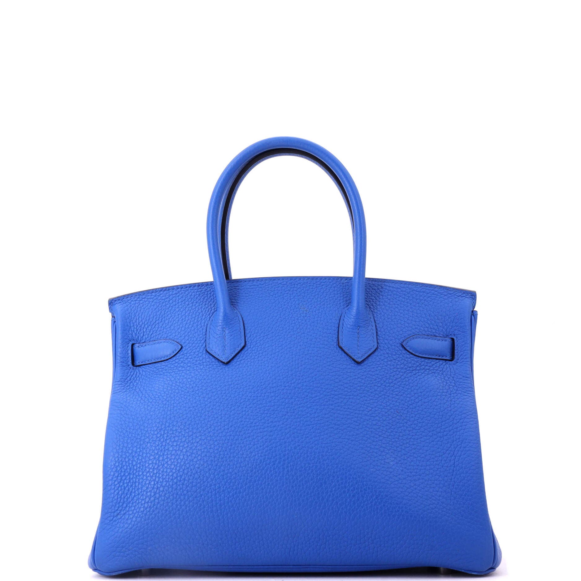 Birkin Handbag Verso Clemence with Palladium Hardware 30, Alternate, color, Blue