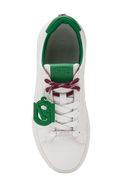 Steve Madden Marvin Sneaker In White