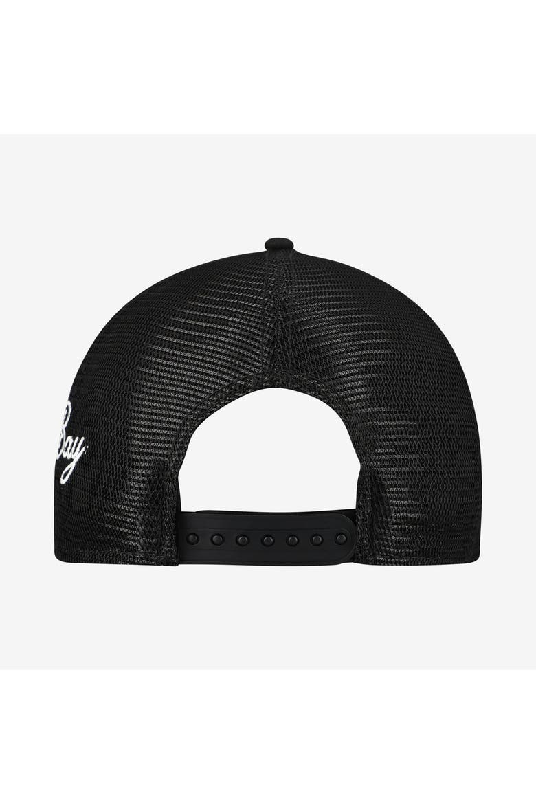 Men's New Era Black Green Bay Packers City Script 9FORTY A-Frame Adjustable Hat, Alternate, color, Black