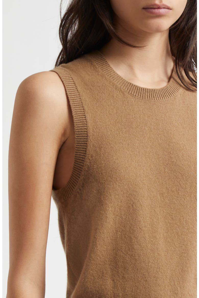 May Cashmere Sweater Tank, Alternate, color, TAN