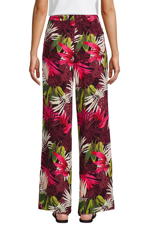 Lands' End Rayon High Rise Wide Leg Pants