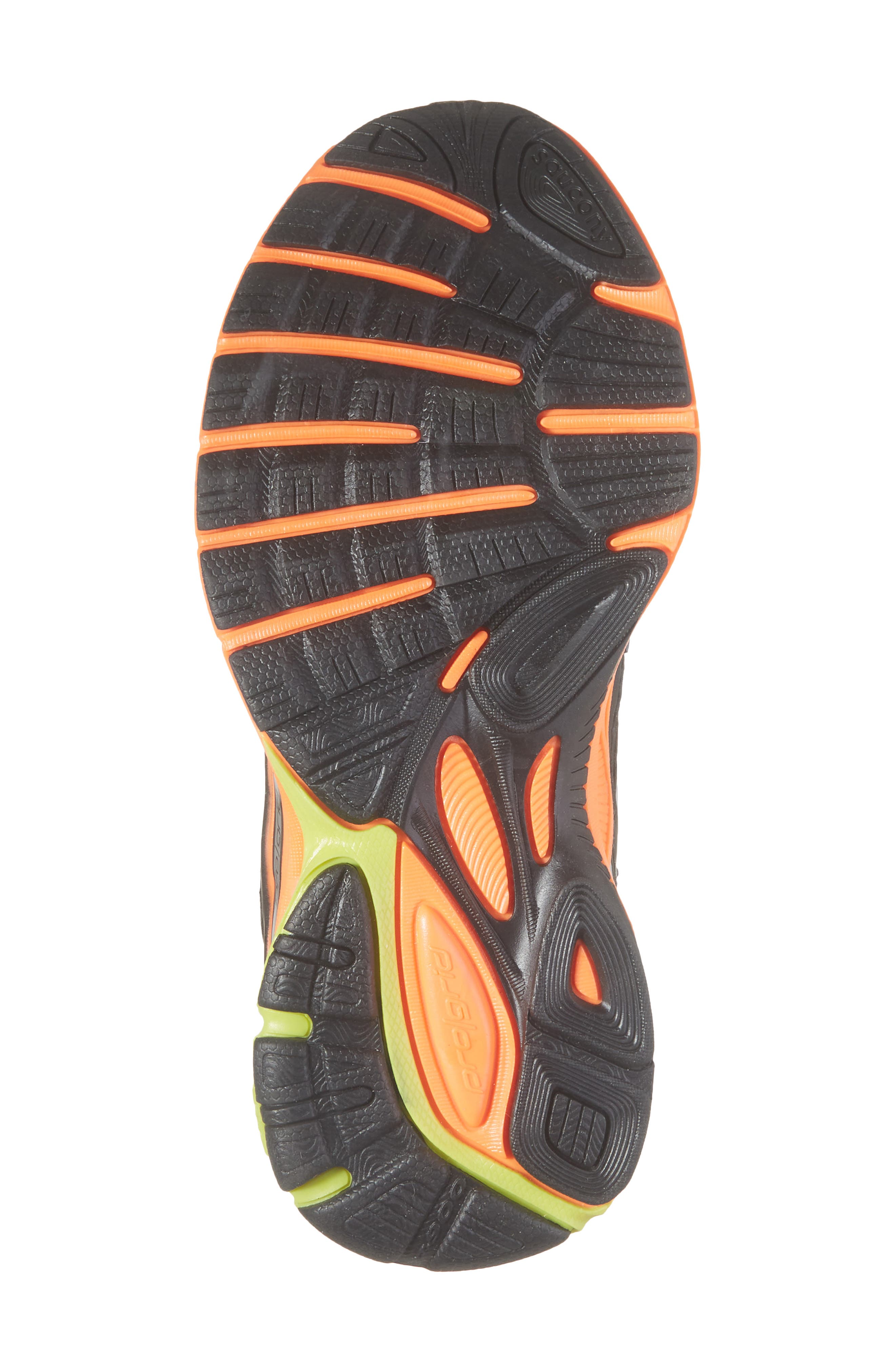 Saucony Kids' ProGrid Guide 7 Sneaker, Alternate, color, Folkstone Black Orange