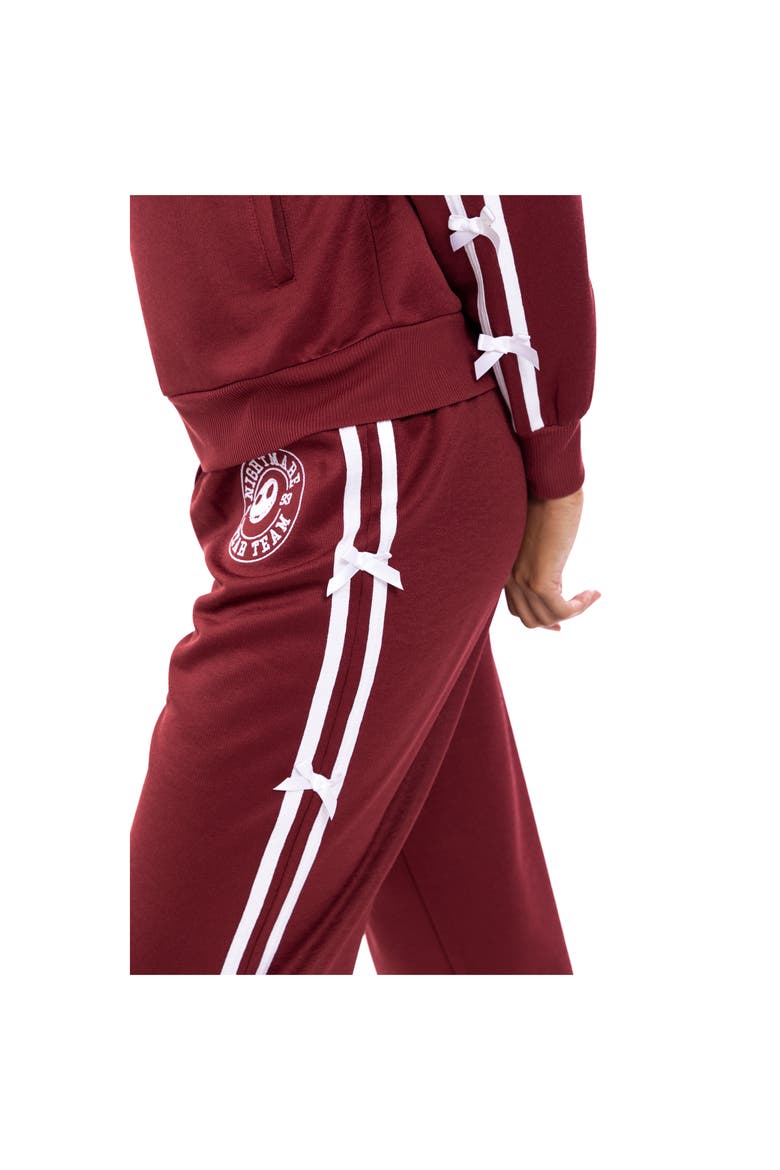 Nightmare Before Christmas Jack Skellington Track Pants, Alternate, color, Cabernet Jack