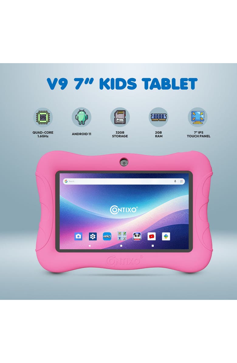 CONTIXO Android Tablet for Kids, Alternate, color, Green