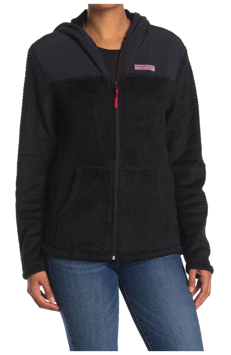 vineyard vines Perfect Fleece Zip Hoodie Jacket, Main, color, 