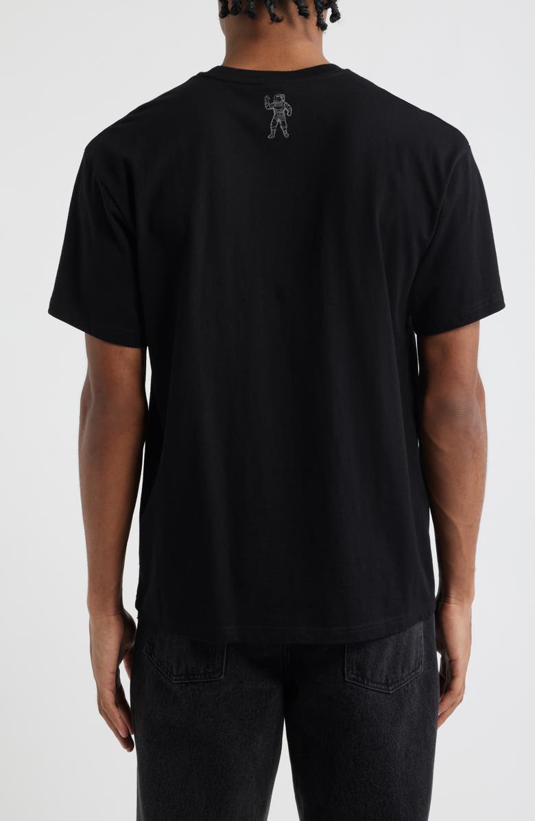 Billionaire Boys Club Curve Logo Short Sleeve Graphic T-Shirt, Alternate, color, Black