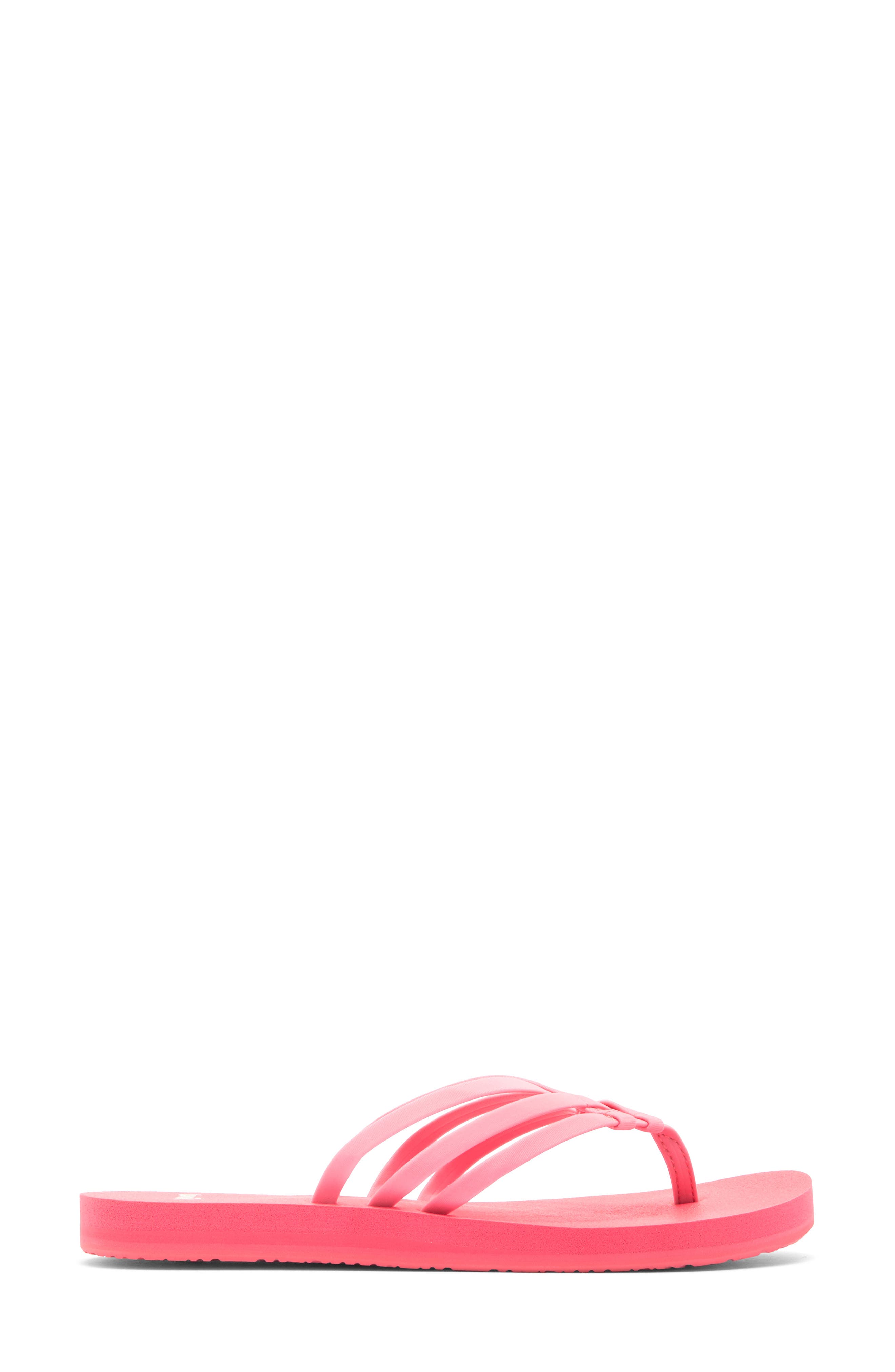 Yoga Sandy II Flip Flop, Alternate, color, SUGAR CORAL