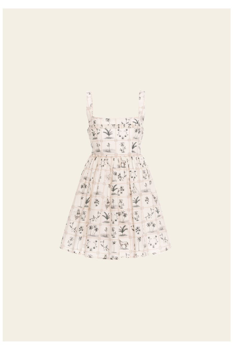 Barbara Arena  Mini Dress, Main, color, Ivory