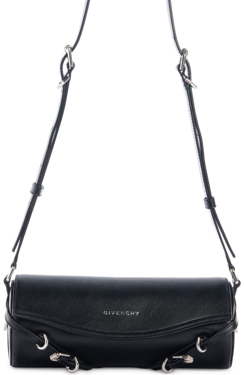 Givenchy Voyou Roller Leather Crossbody Bag, Main, color,