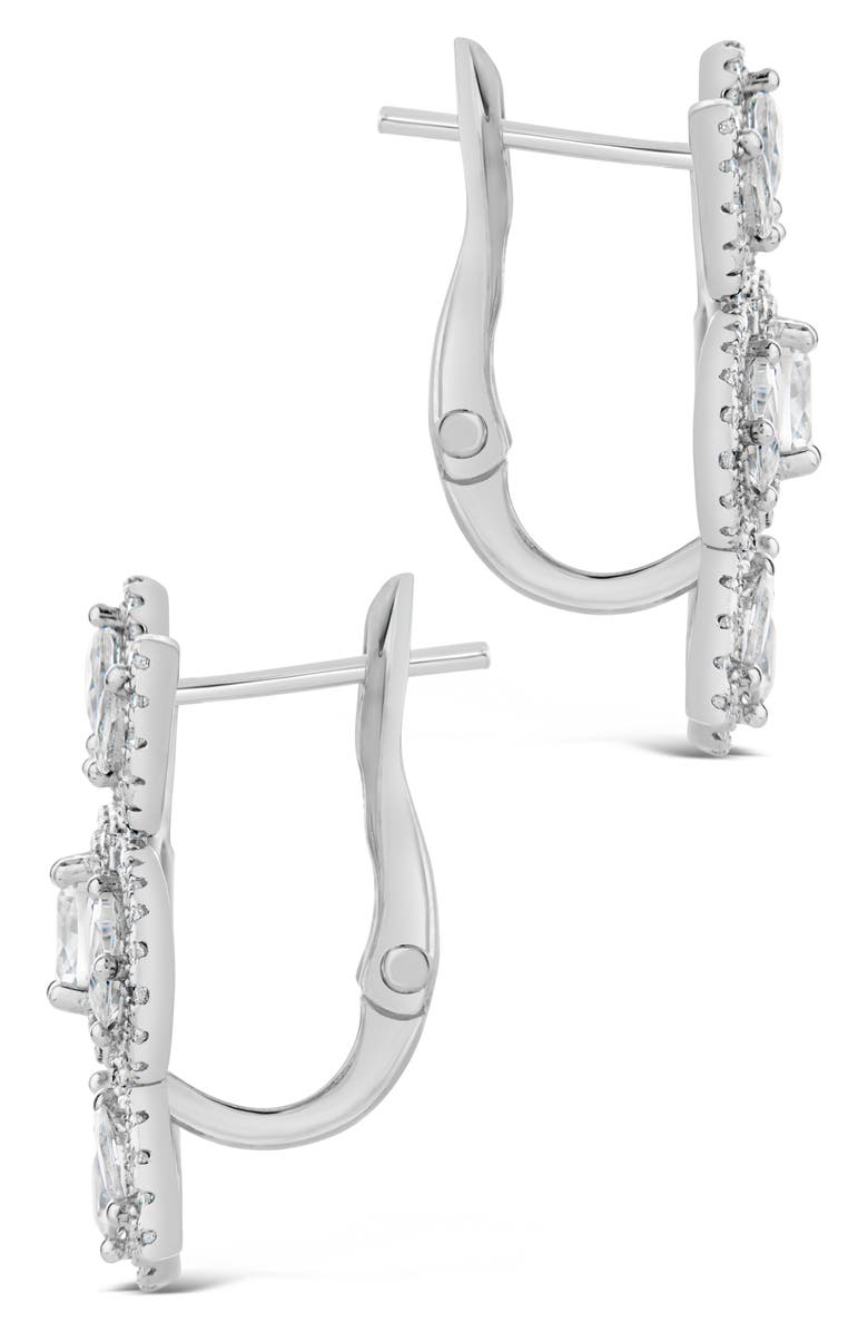 Sterling Forever Kelsea Cubic Zirconia Statement Stud Earrings, Alternate, color, 