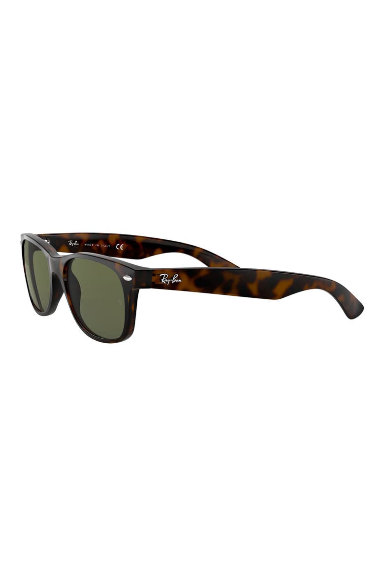 Wayfarer 58mm Rectangular Sunglasses, Alternate, color, TORTOISE/ CRYSTAL GREEN