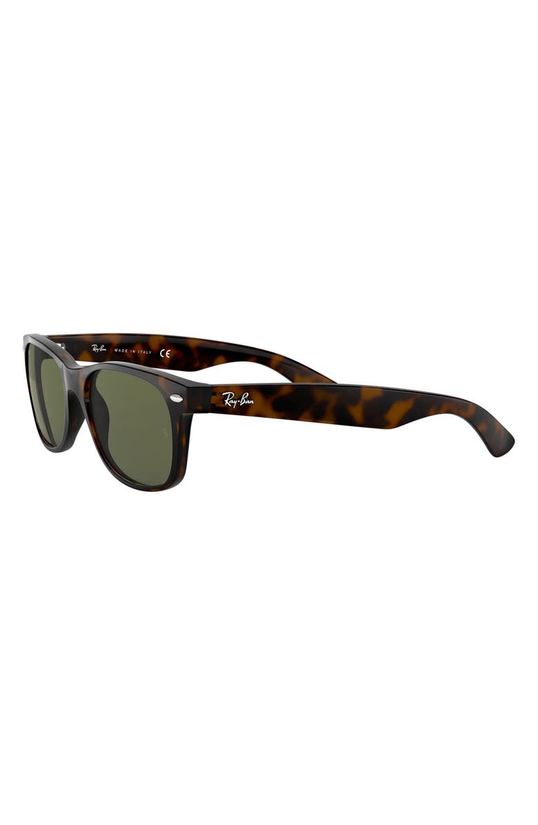 Ray-Ban Wayfarer 58mm Rectangular Sunglasses, Alternate, color, Tortoise/ Crystal Green