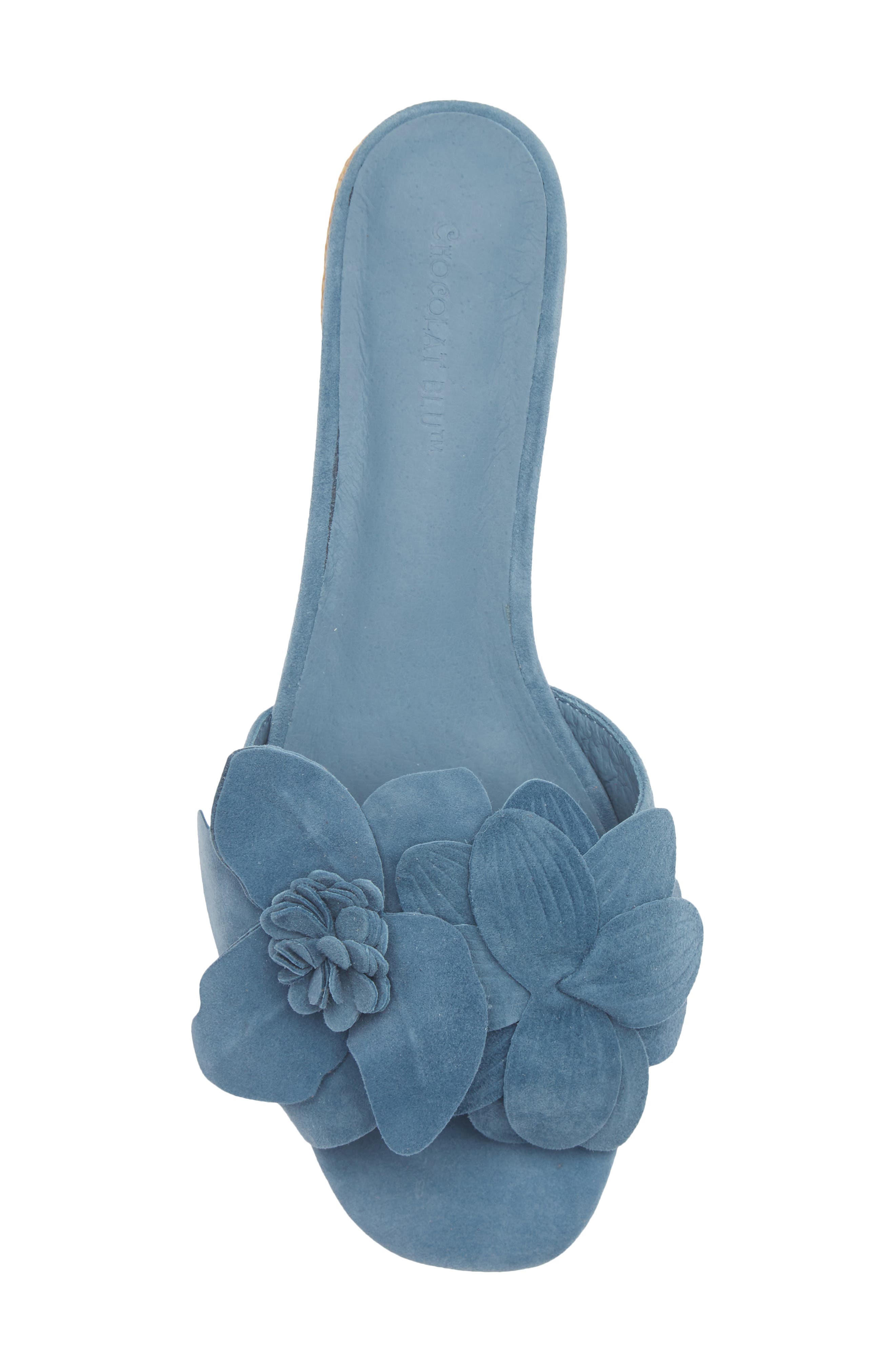 Baja Embellished Sandal, Alternate, color, BLUE SUEDE