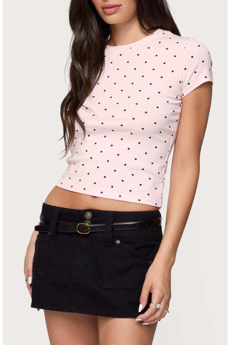 Lorenzo Polka Dot T-Shirt, Alternate, color, LIGHT-PINK