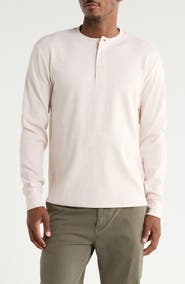14th & Union Long Sleeve Textured Henley
