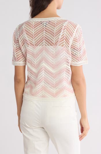 Zigzag Crocheted Sweater