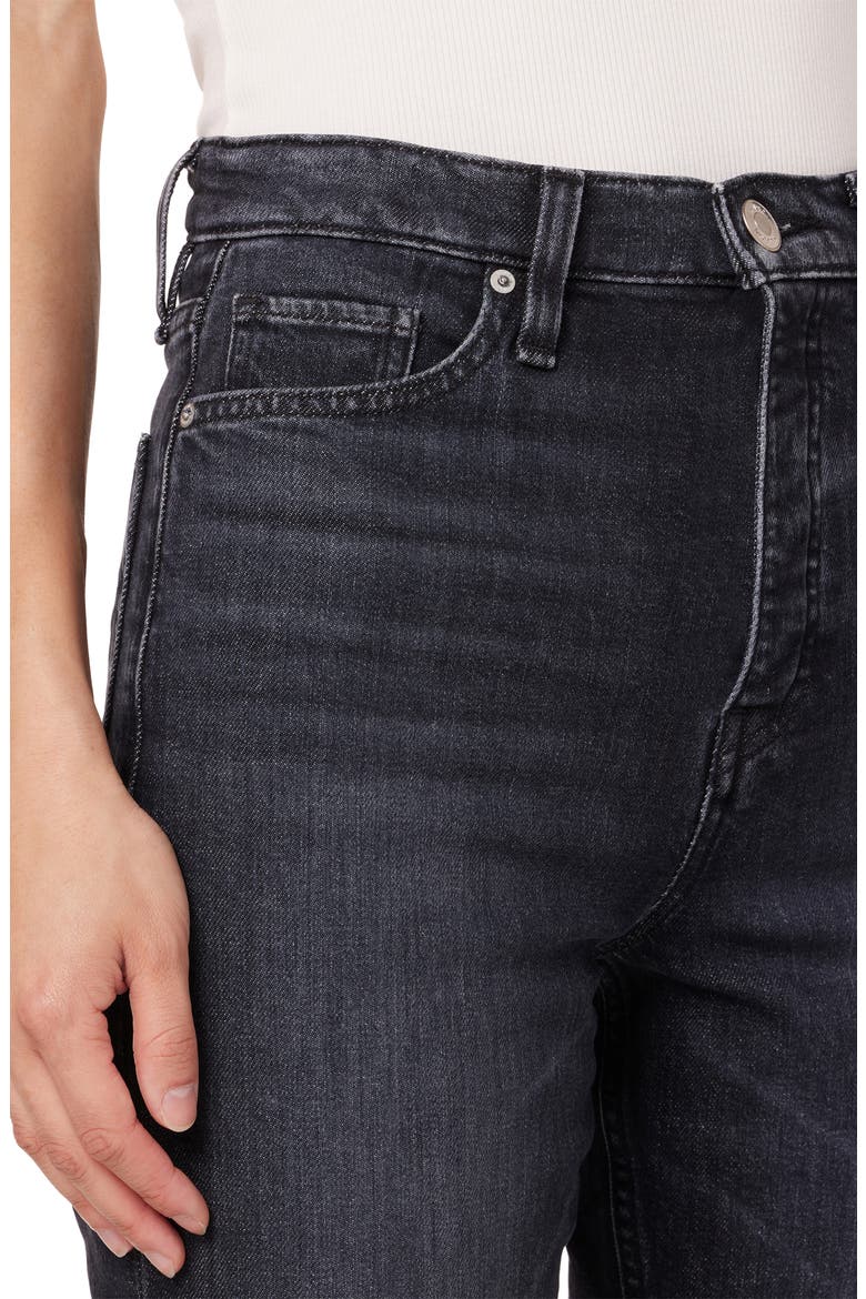 Faye Ultra High Waist Flare Jeans, Alternate, color, ECO BLACK