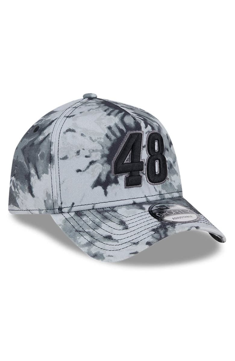 New Era Men's New Era Black Alex Bowman Victory Burnout 9FORTY Adjustable Hat, Alternate, color,