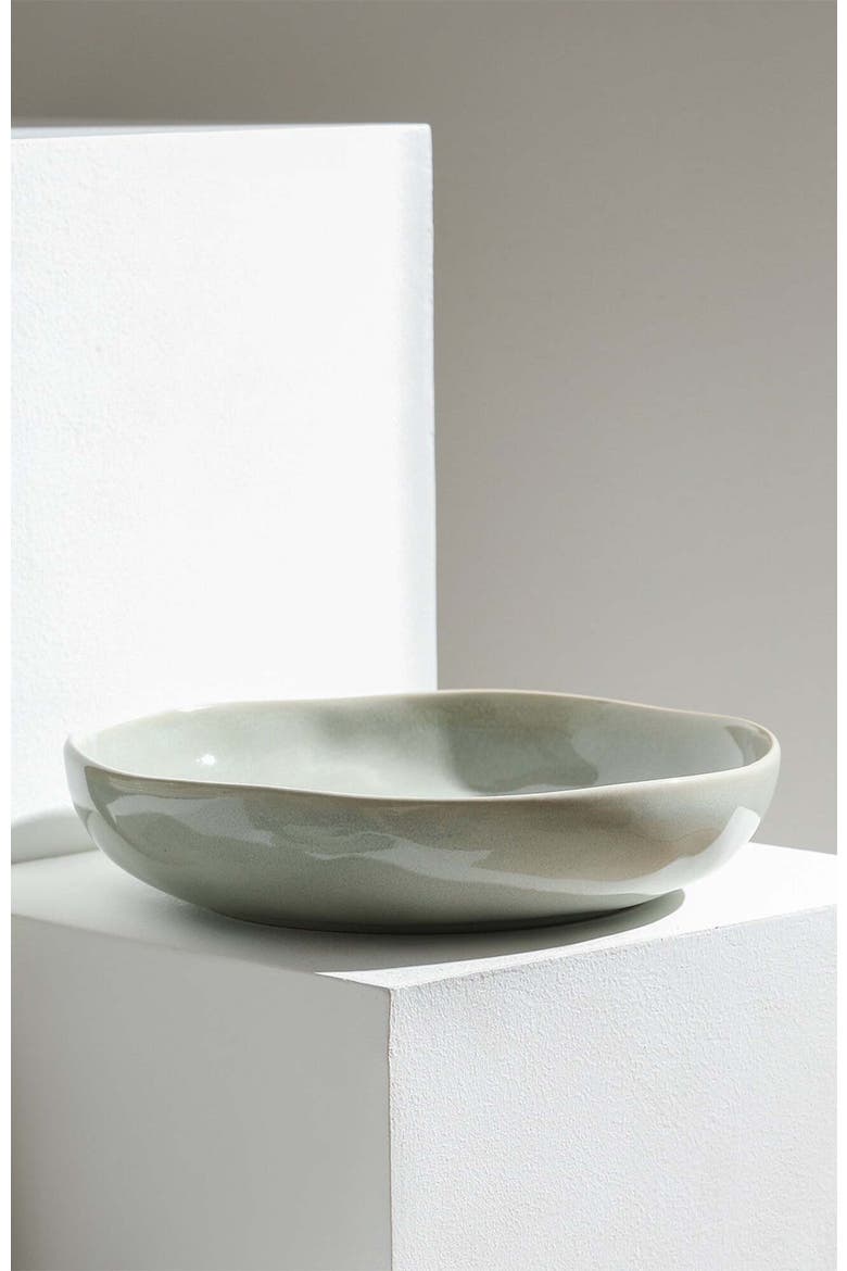 Mirella Stoneware 4-Piece Pasta Bowl Set, Alternate, color, Light Green