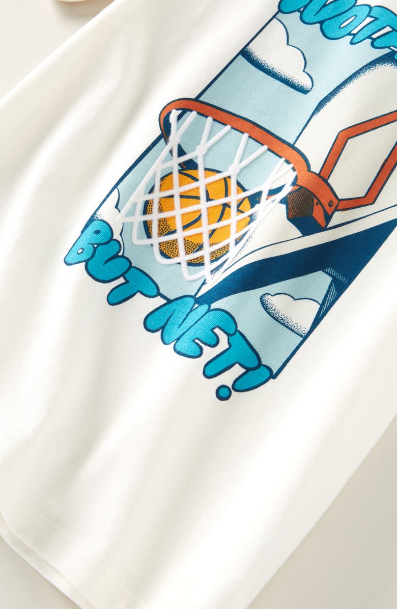 Tucker + Tate Kids' Graphic T-Shirt, Alternate, color, Ivory Egret Nothing But Net