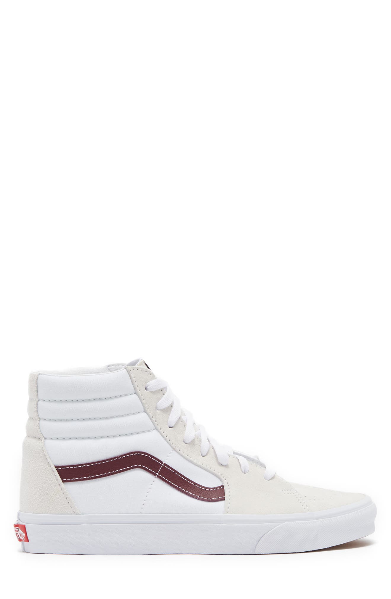 Vans Sk8 High Top Leather Sneaker, Alternate, color, 
