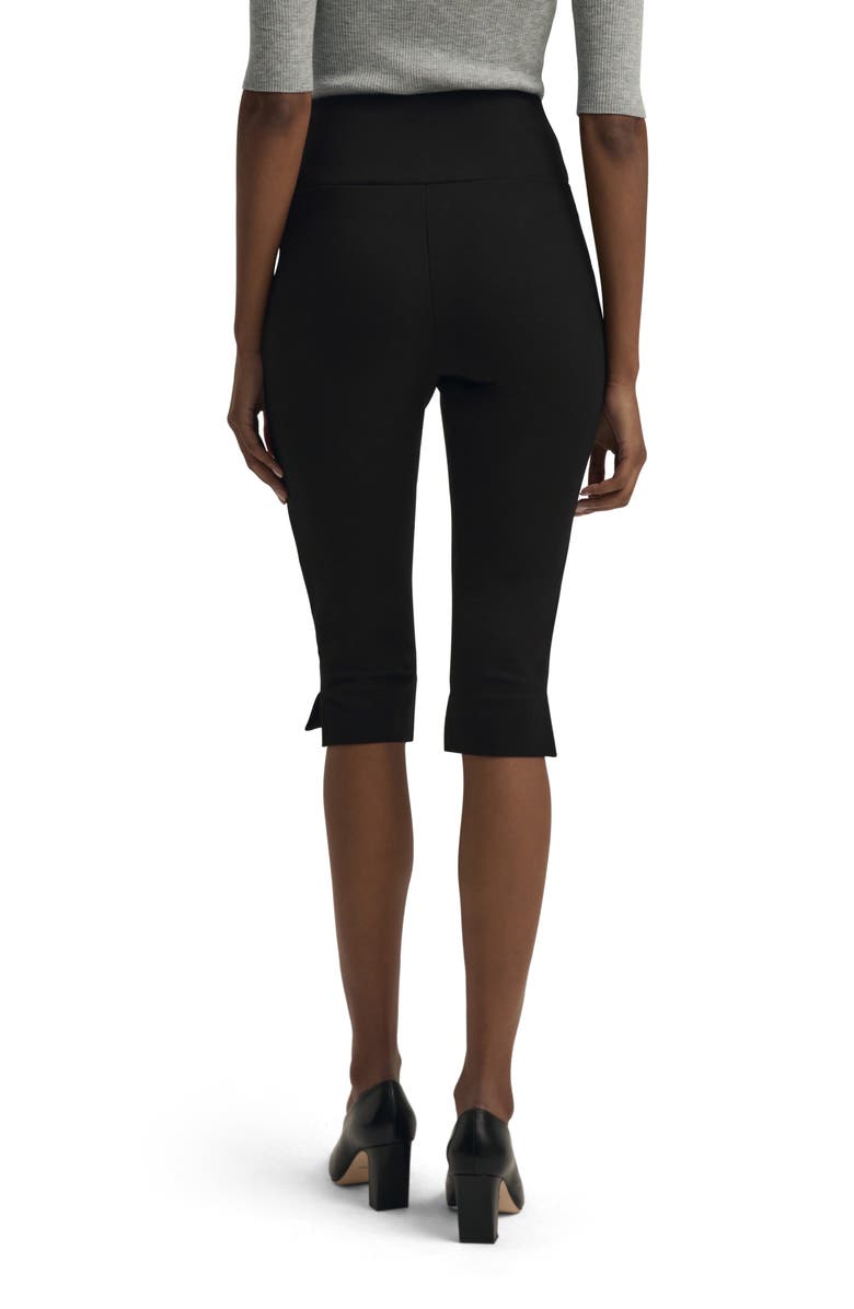 Favorite Daughter The Rizzo Pedal Pusher Slit Hem Capri Pants, Alternate, color, Black