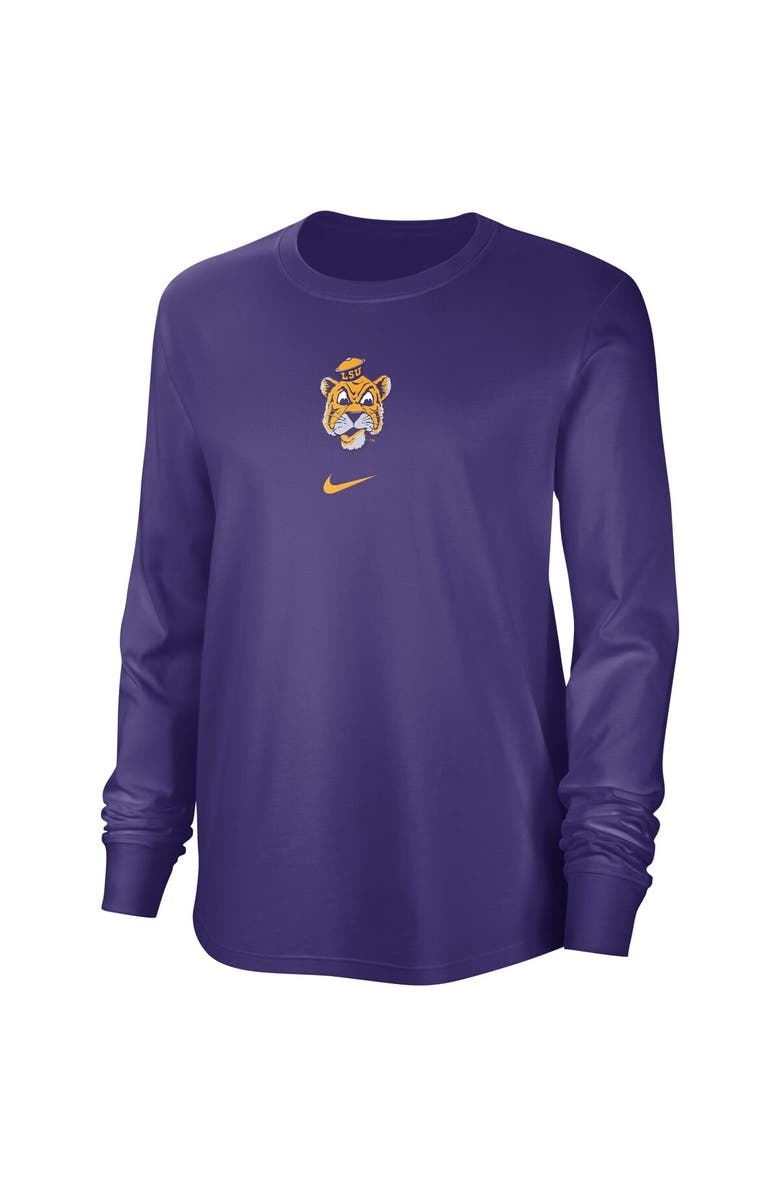 Nike Women's Nike Purple LSU Tigers Vintage Long Sleeve T-Shirt, Alternate, color, 