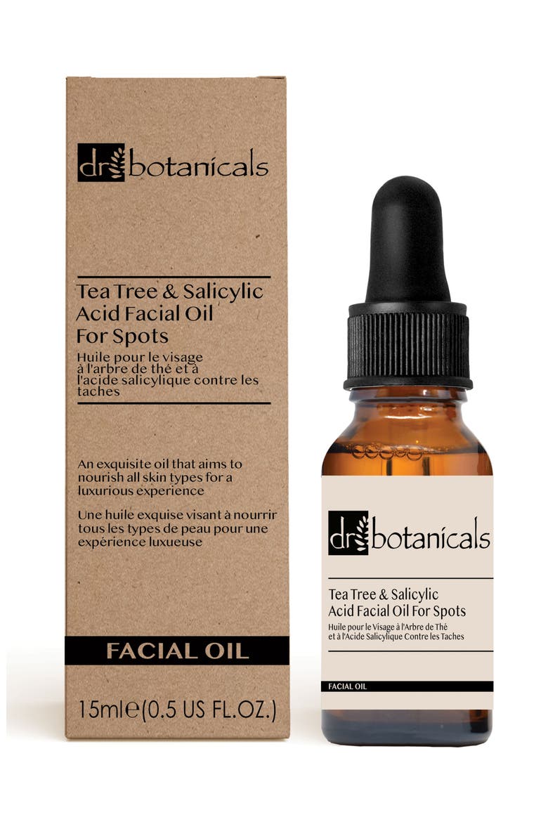 Tea Tree & Salicylic Acid Facial Oil for Spots, Alternate, color, NO COLOR
