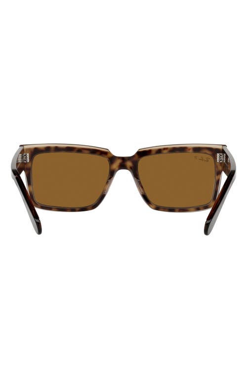 Ray Ban Ray-ban Inverness 54mm Polarized Pillow Sunglasses In Brown