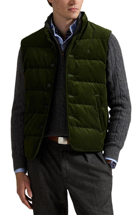 12 Wale Corduroy Down Puffer Vest