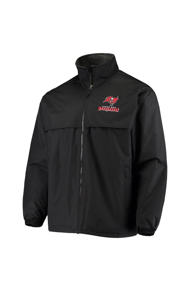 DUNBROOKE Men's Dunbrooke Black Tampa Bay Buccaneers Triumph Fleece Full-Zip Jacket, Alternate, color, Black