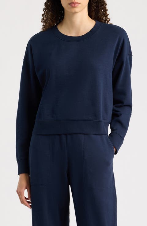 Crop Organic Cotton Sweatshirt