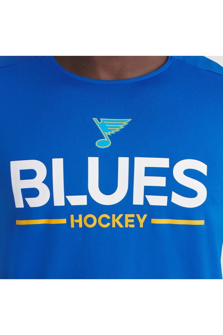 Men's Fanatics Blue St. Louis Blues Authentic Pro Rink Tech T-Shirt, Alternate, color, Blue