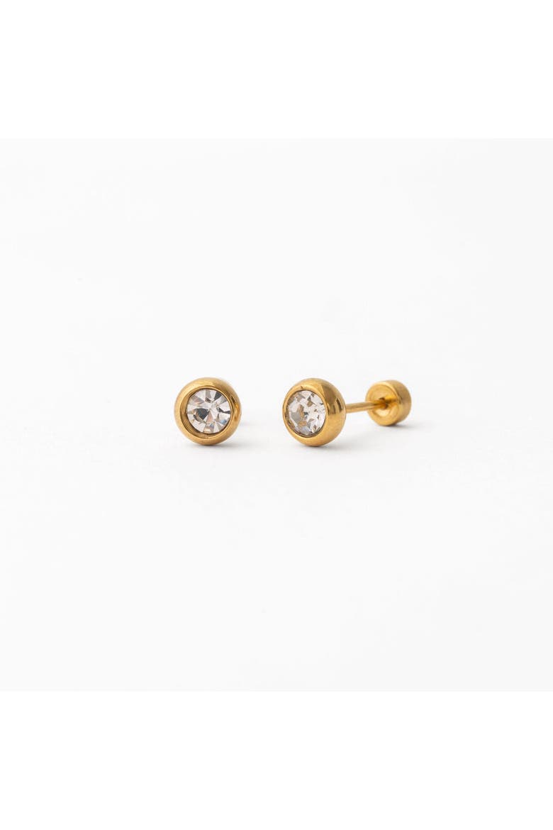 Classic Long Post Stud Earrings Set, Alternate, color, Gold