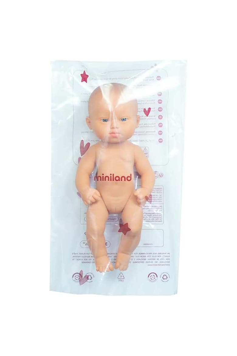Baby Boy Doll with Down Syndrome - 12 5/8 inch, Alternate, color, Beige - F