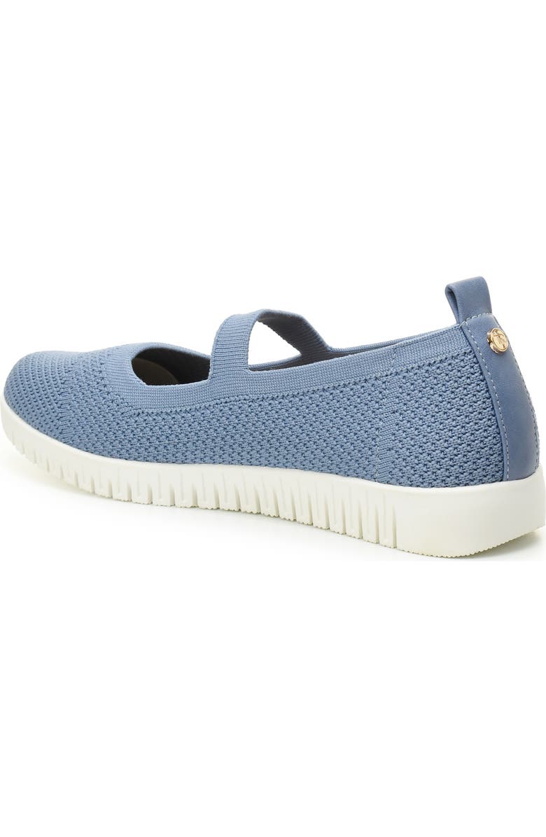 Taryn Rose Flexible Mary Jane Slip On Flat, Alternate, color, Blue