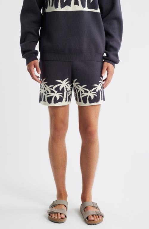 Mavrans Palm Beach Knit Shorts In Blue