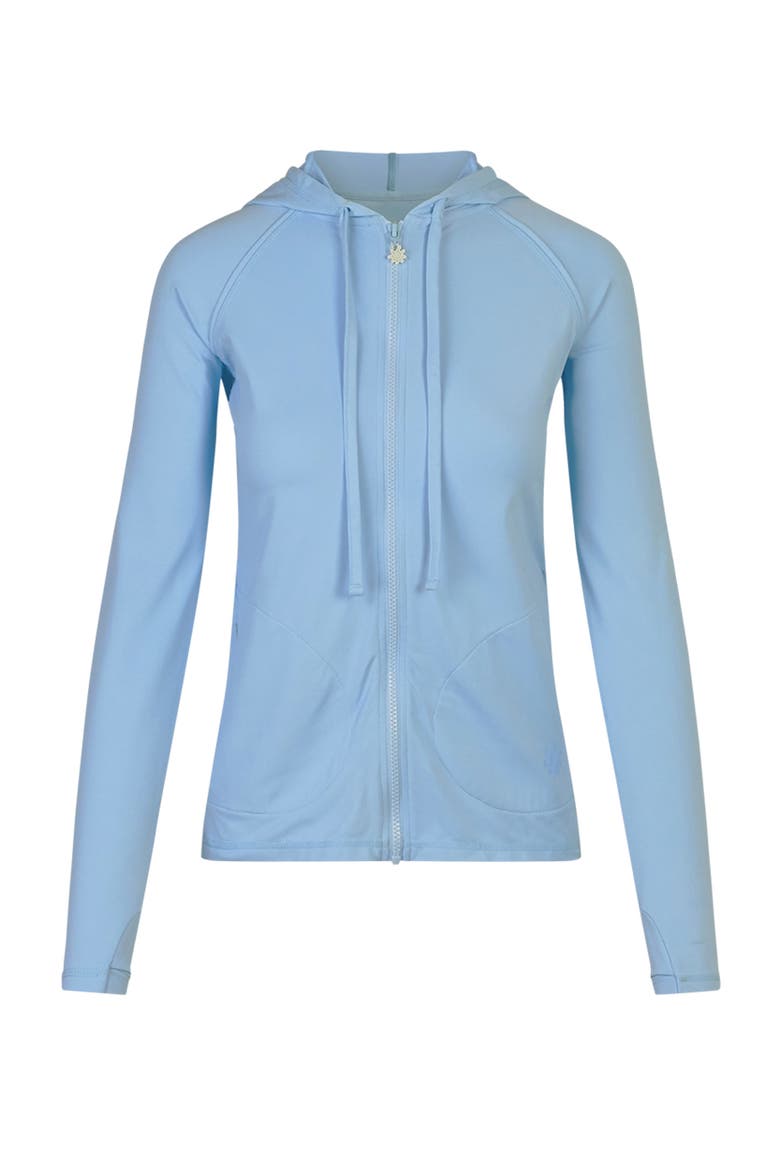 Hooded Water Jacket, Main, color, Clear Sky