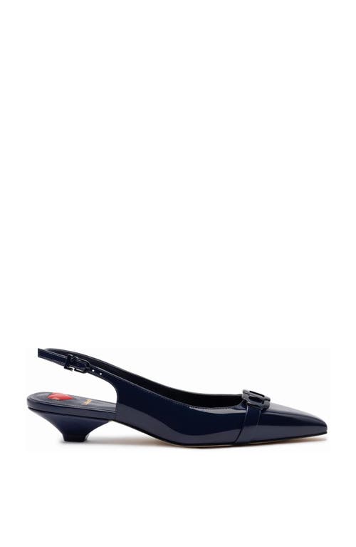 Larroude Larroudé Franca Pump In Navy