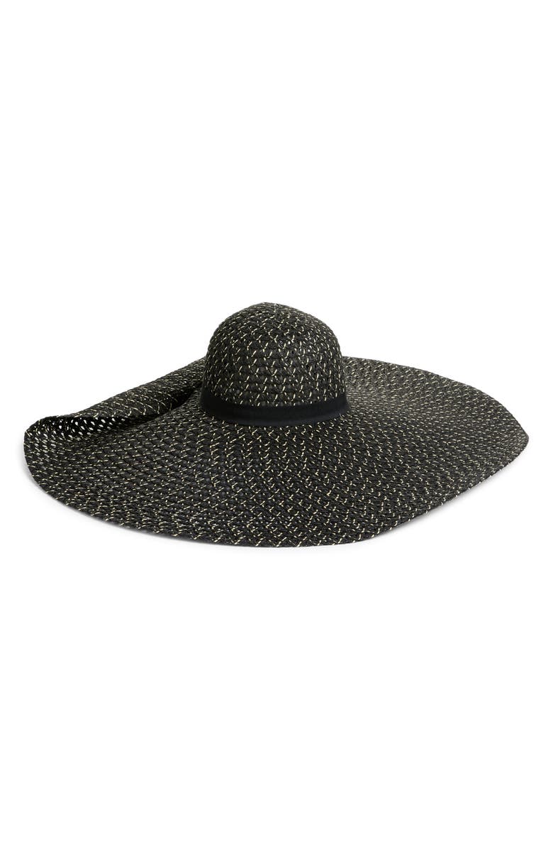 Nordstrom Floppy Straw Hat, Main, color, 