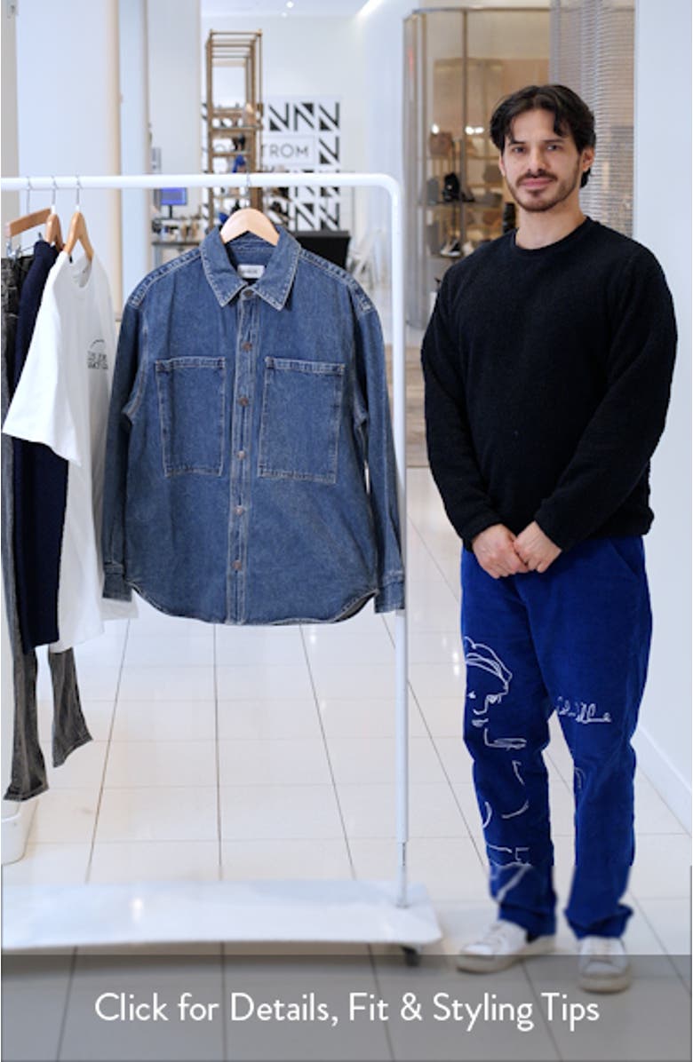 Atticus Denim Shirt Jacket, sales video thumbnail