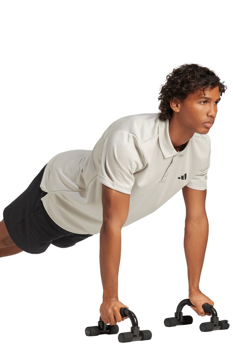 adidas Sport Knit Polo, Alternate, color, Wonder Alumina
