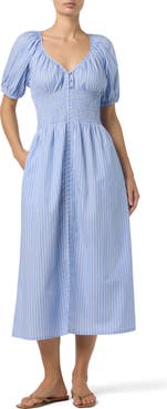 Joe's Striped Cotton Maxi Dress