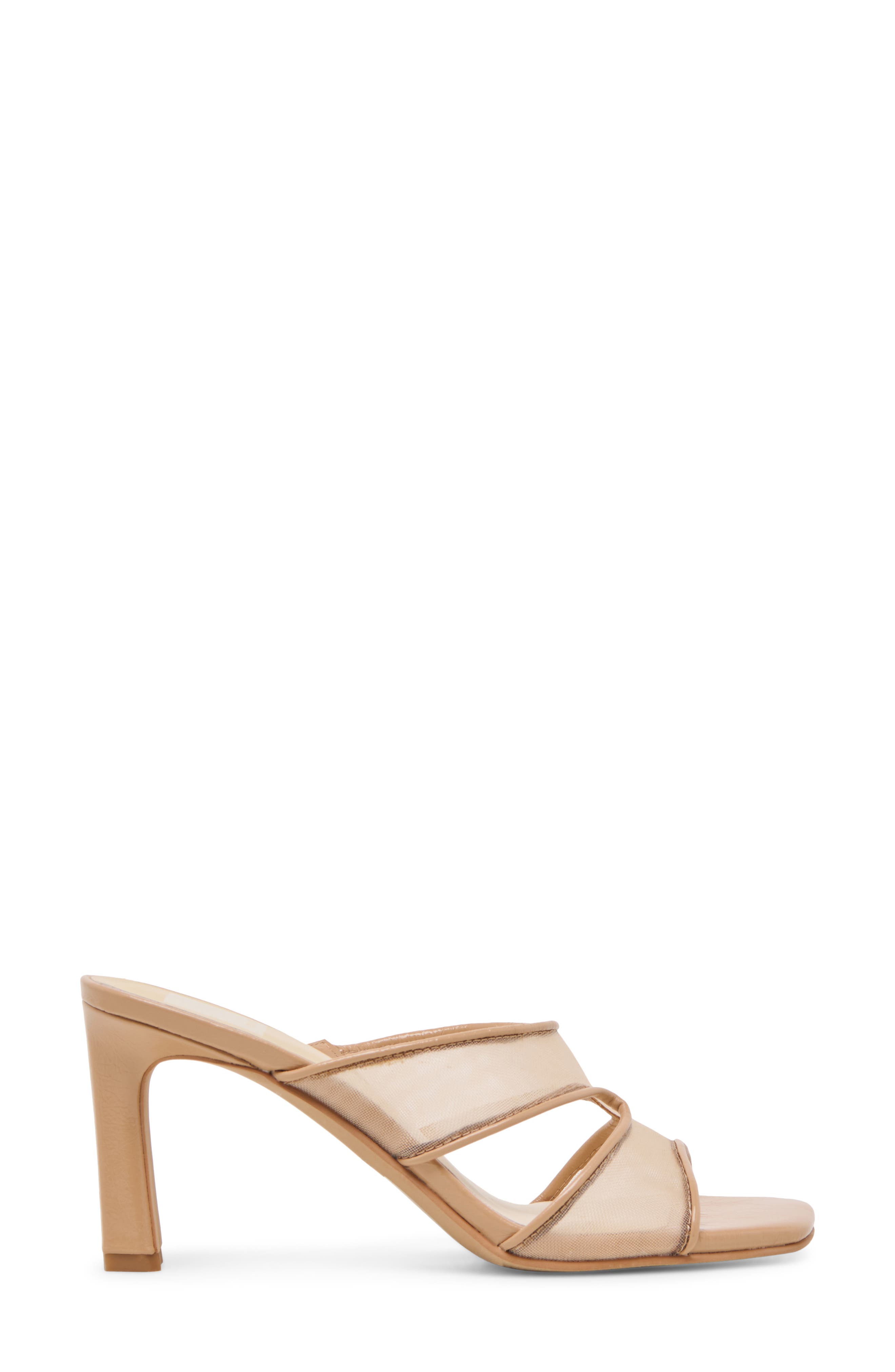 Dolce Vita Gitel Slide Sandal, Alternate, color, Light Tan Mesh