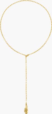 YOJ Minos Lariat Long Necklace in Gold