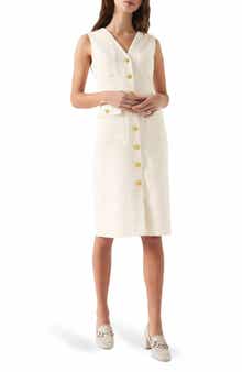 LK Bennett Vita Sleeveless Tweed Dress