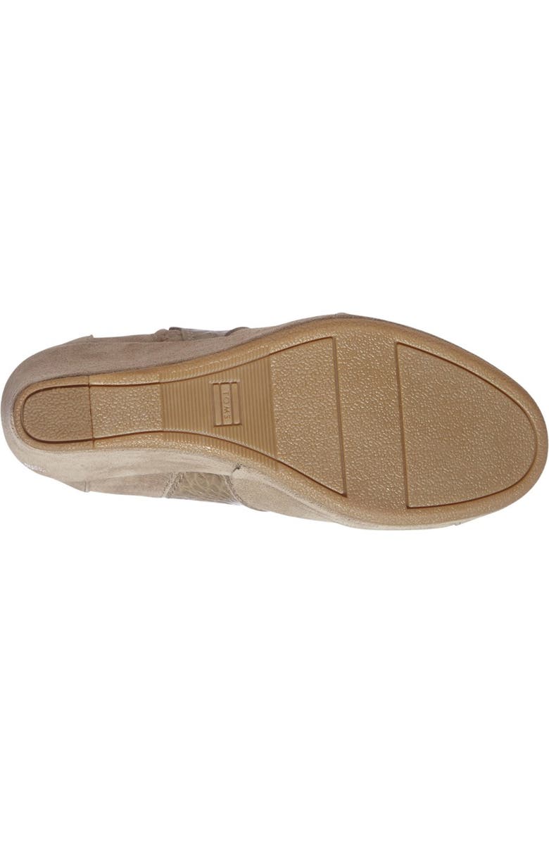 TOMS 'Desert' Wedge Bootie, Alternate, color,