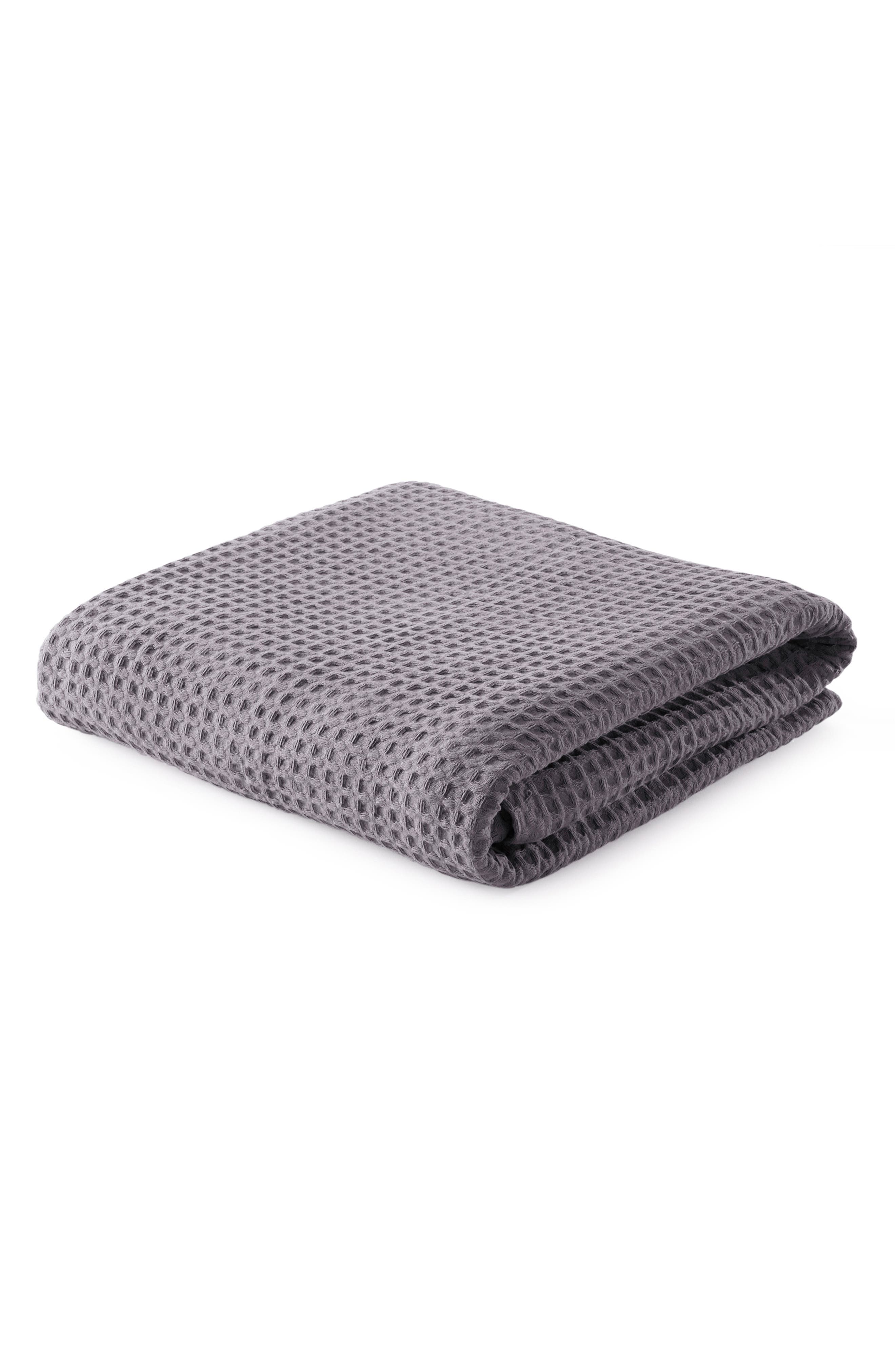 Woven & Weft Super Soft Cotton All-Season Waffle Weave Throw Blanket